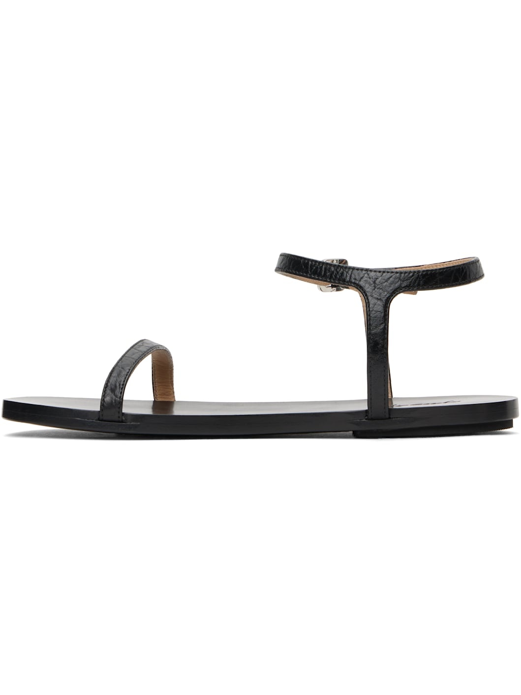 Black Sottile Sandals - 3