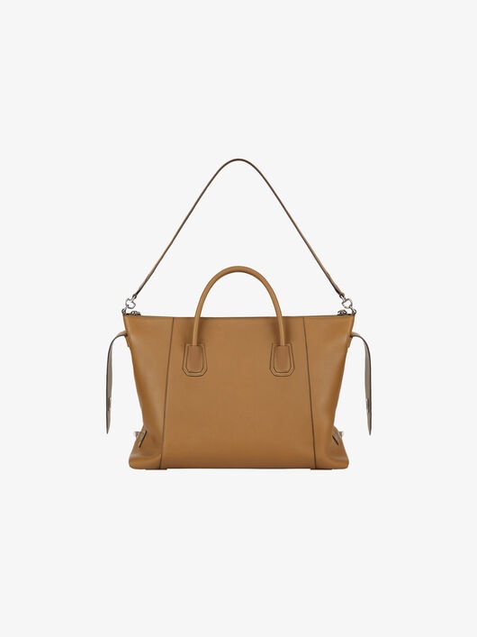 MEDIUM ANTIGONA SOFT BAG IN SMOOTH LEATHER - 4