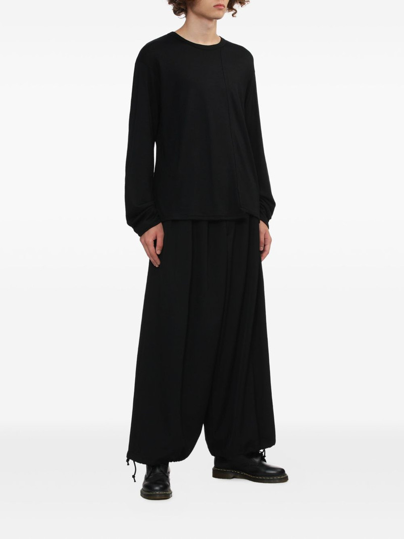 Yohji Yamamoto long-sleeve wool T-shirt outlook