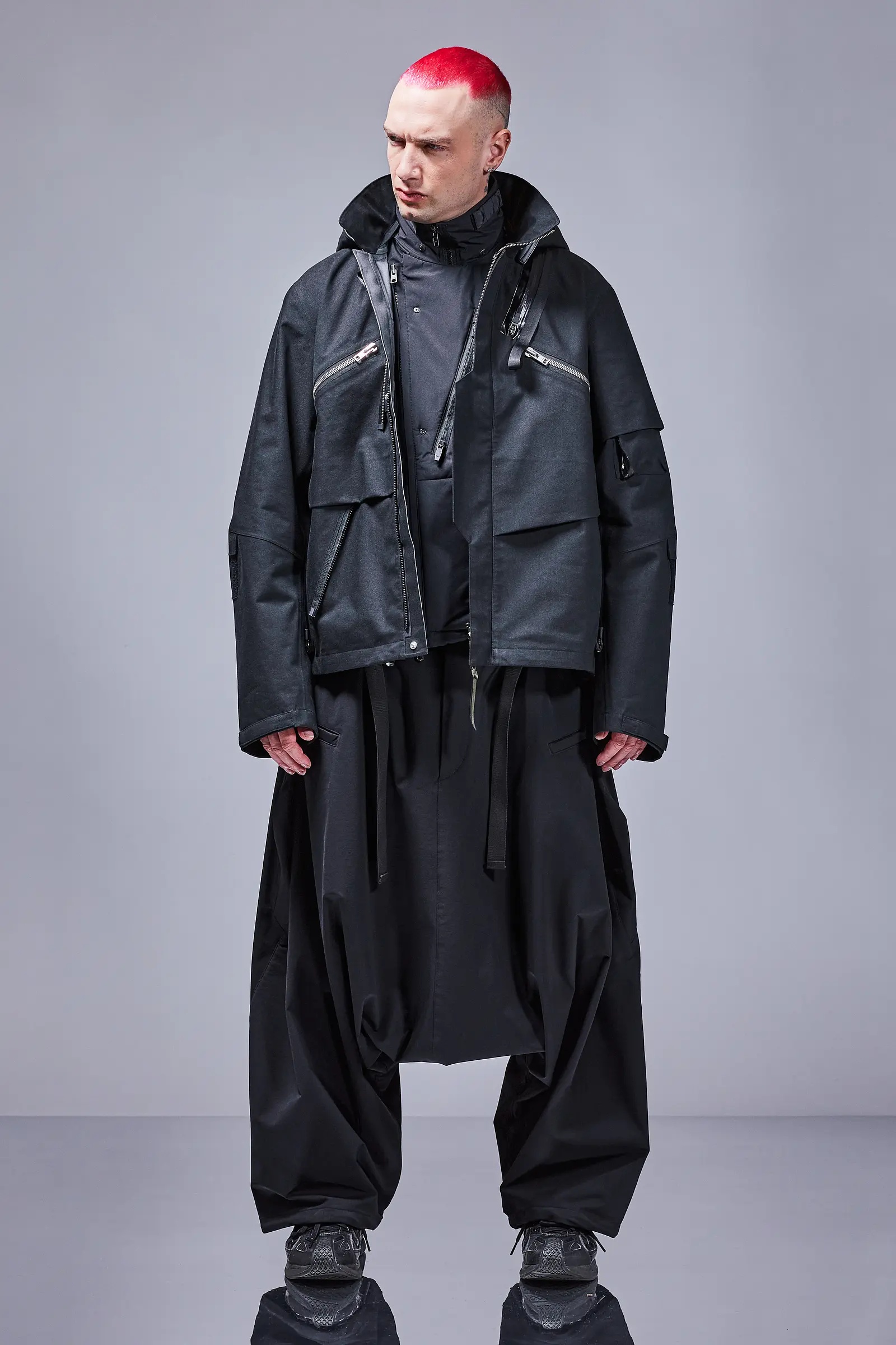 J1WB-BQ 3L Interops Jacket Black - 59