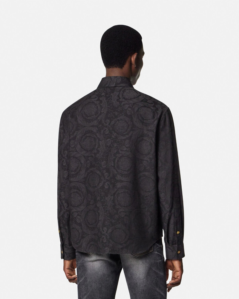 Barocco Jacquard Chambray Shirt 5