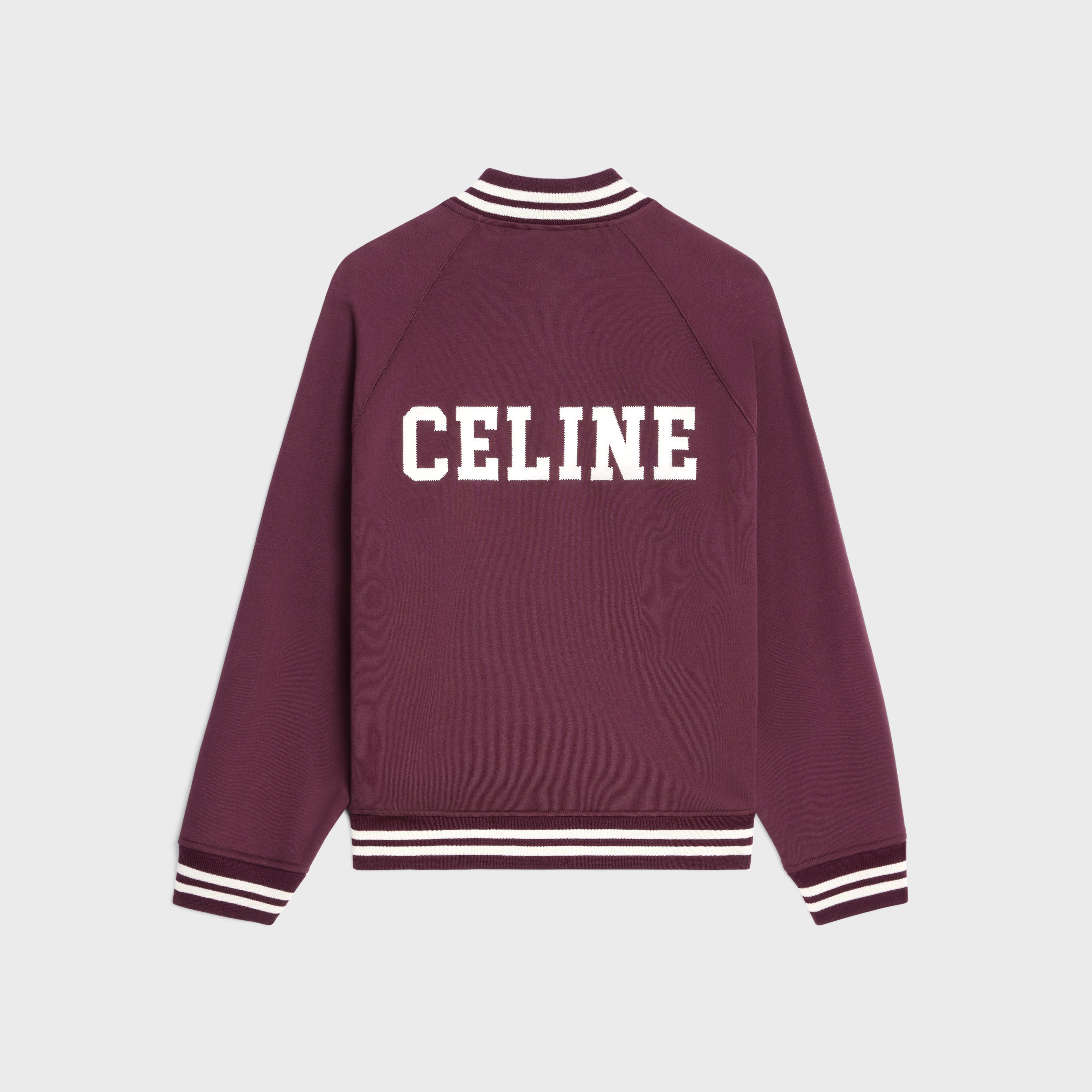 Celine teddy college jacket in fleece - 2