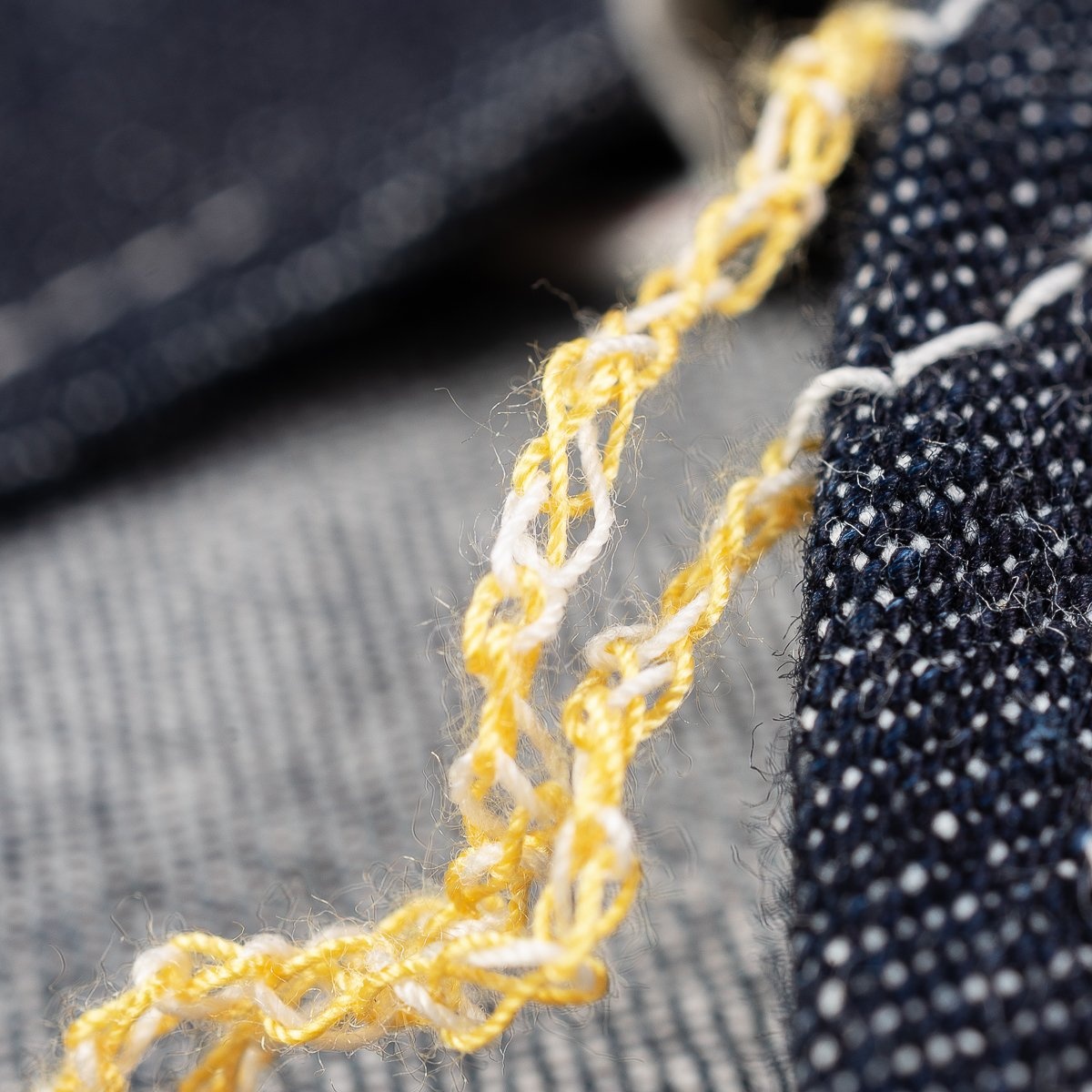 IHSH-322-IND 10oz Selvedge Denim Work Shirt - Indigo - 14
