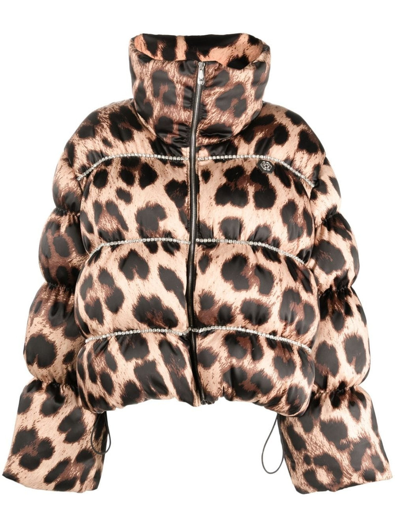 leopard-print puffer jacket 1