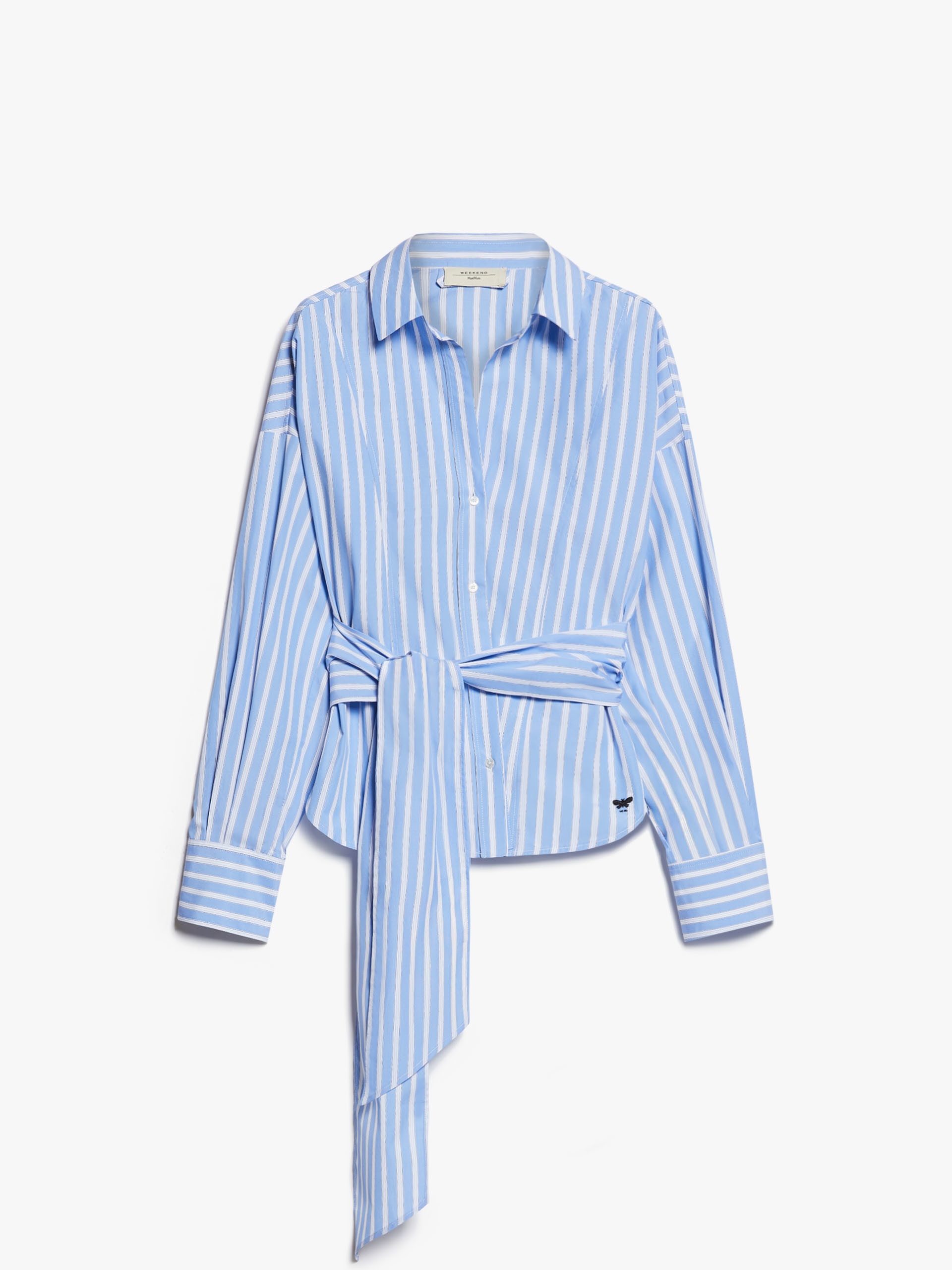 TORINO Cotton poplin crossover shirt - 1