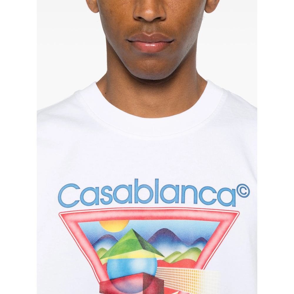 Casablanca White T-Shirts & Vests - T-Shirts Men - 3