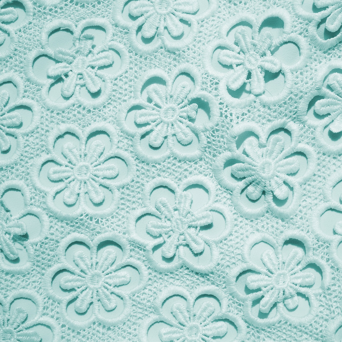 Blue Daisy Guipure Skort - 6