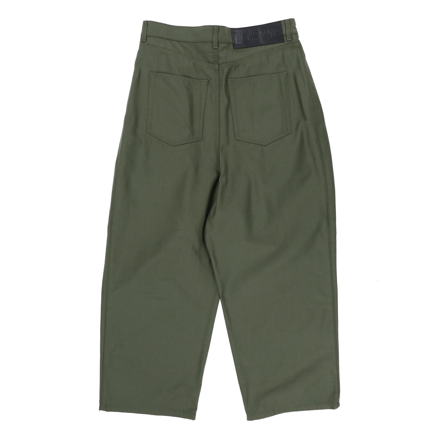 LOW CROTCH TROUSERS / MILITARY GRN - 2