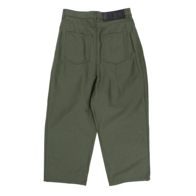 Loewe LOW CROTCH TROUSERS / MILITARY GRN outlook