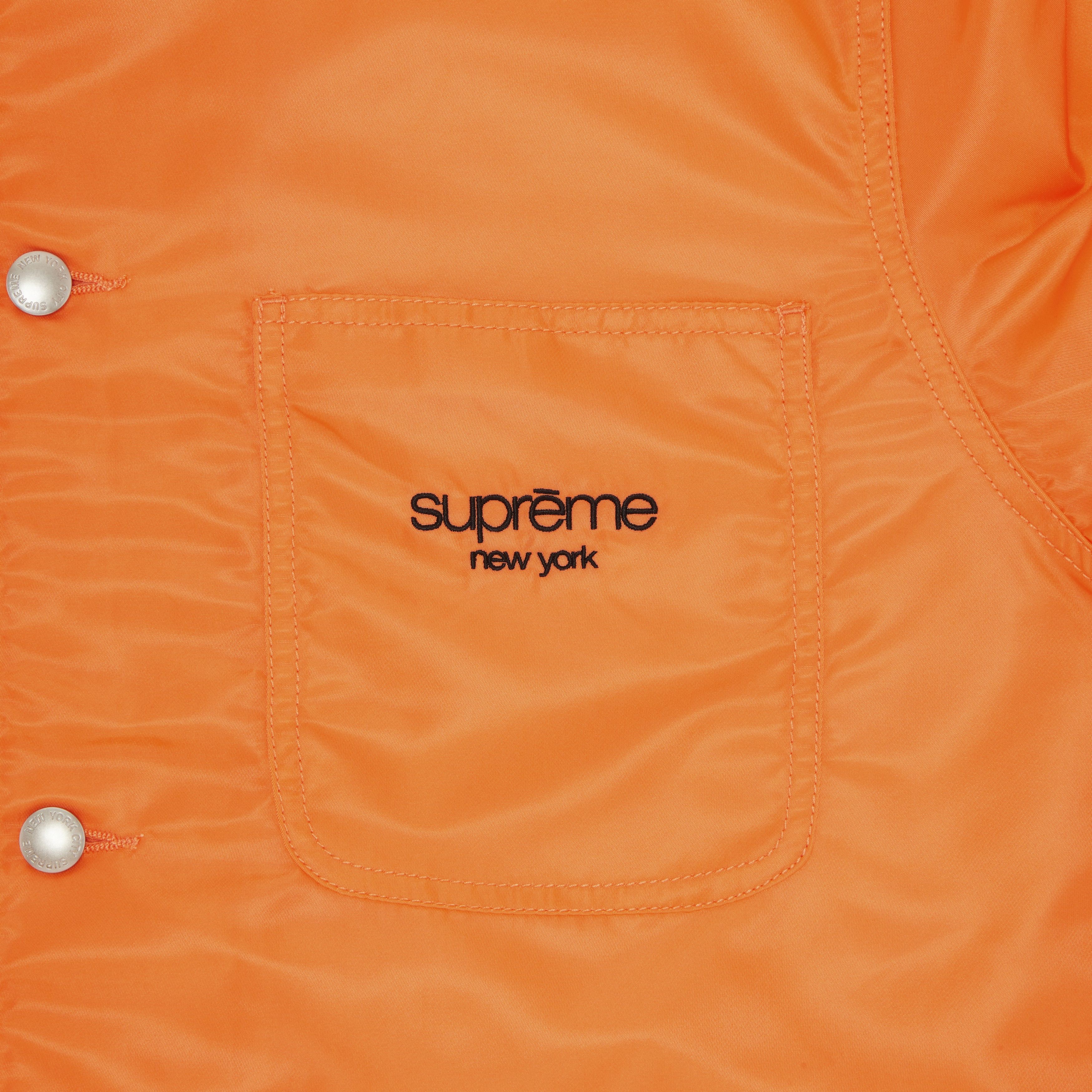 Supreme Nylon Chore Coat 'Orange' - 3