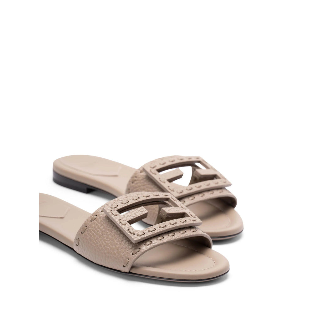 Fendi Grey Flip-Flops & Slides Women - 5