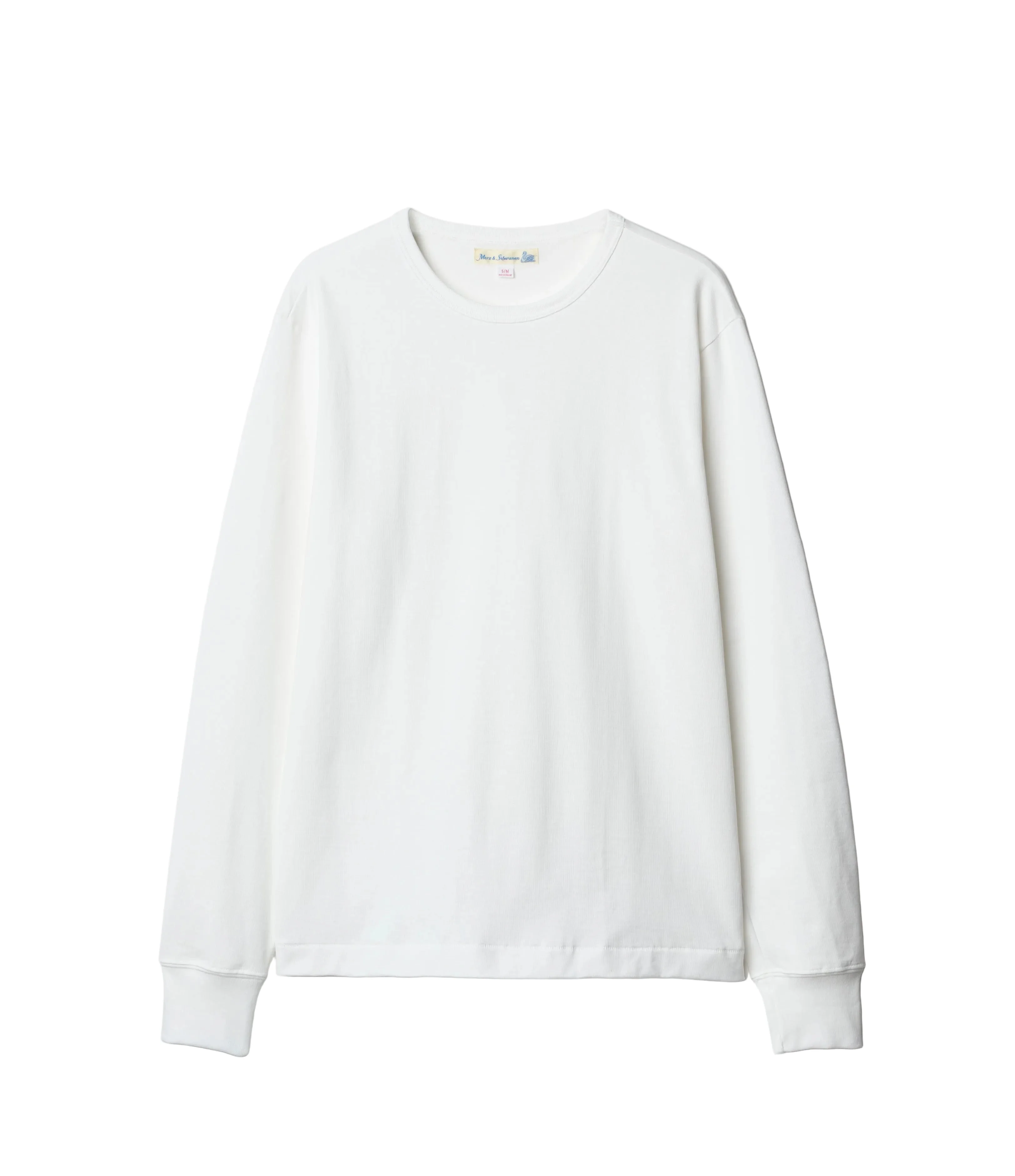 The Originals 1950's Loopwheeled Longsleeve Classic Fit White - 1
