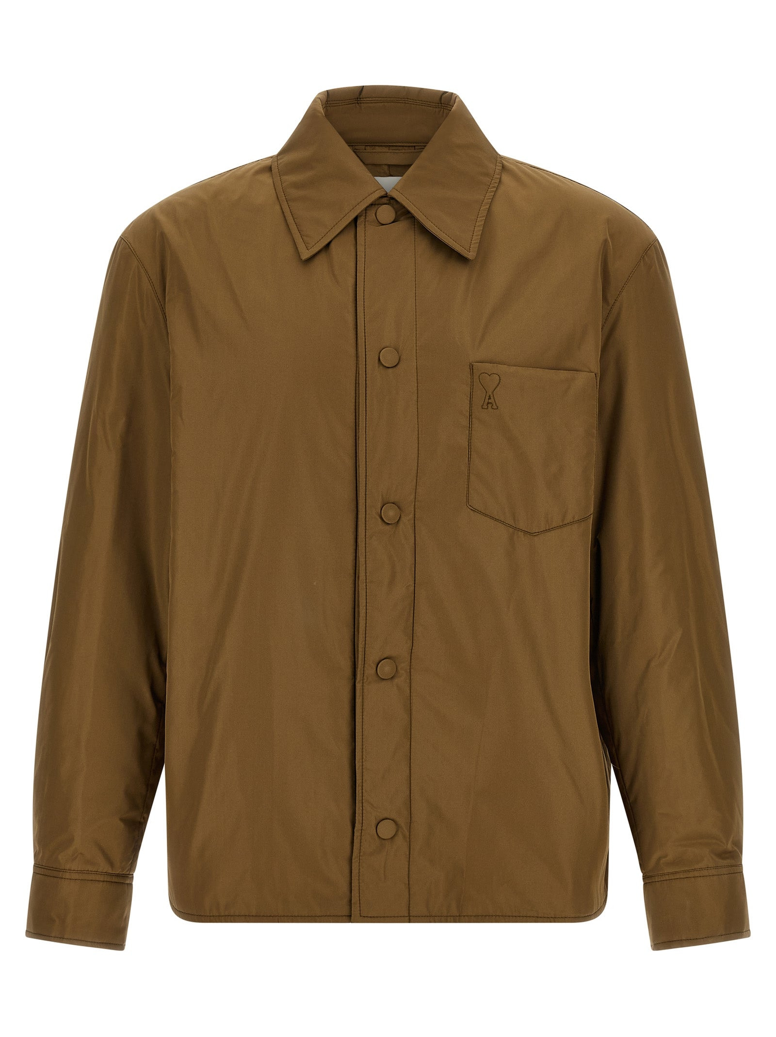 Ami De Coeur Puffer Jackets Brown - 1