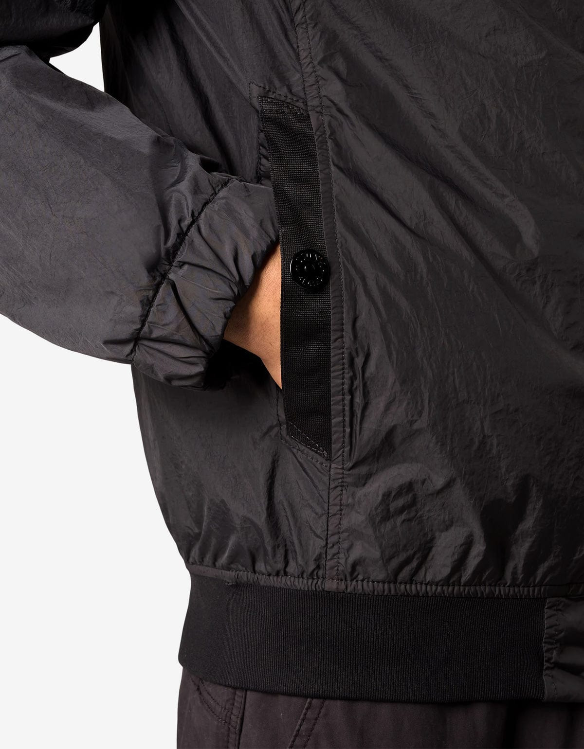 Stone Island Black Crinkles Reps R-NY Jacket - 6