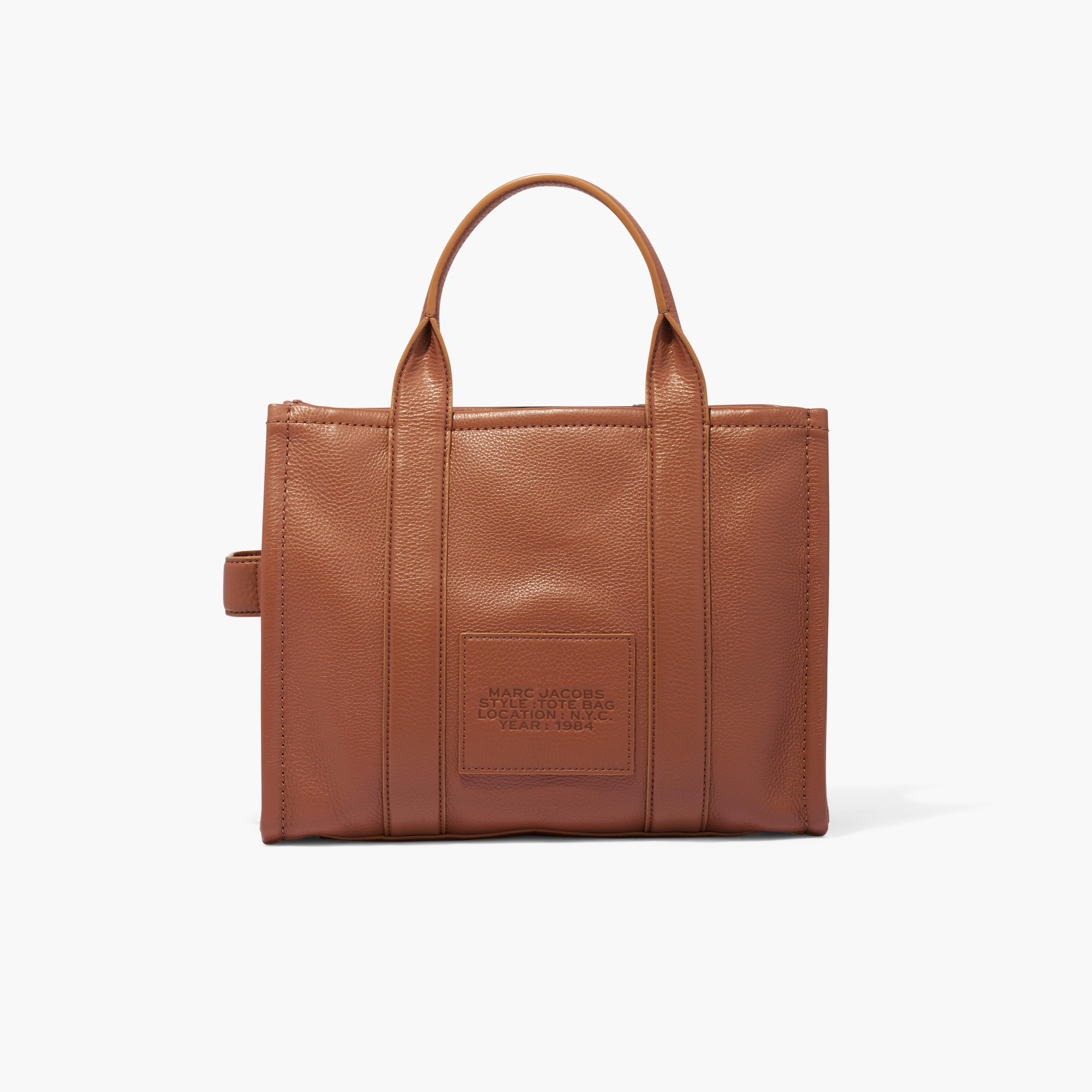 THE LEATHER SMALL TOTE BAG - 5