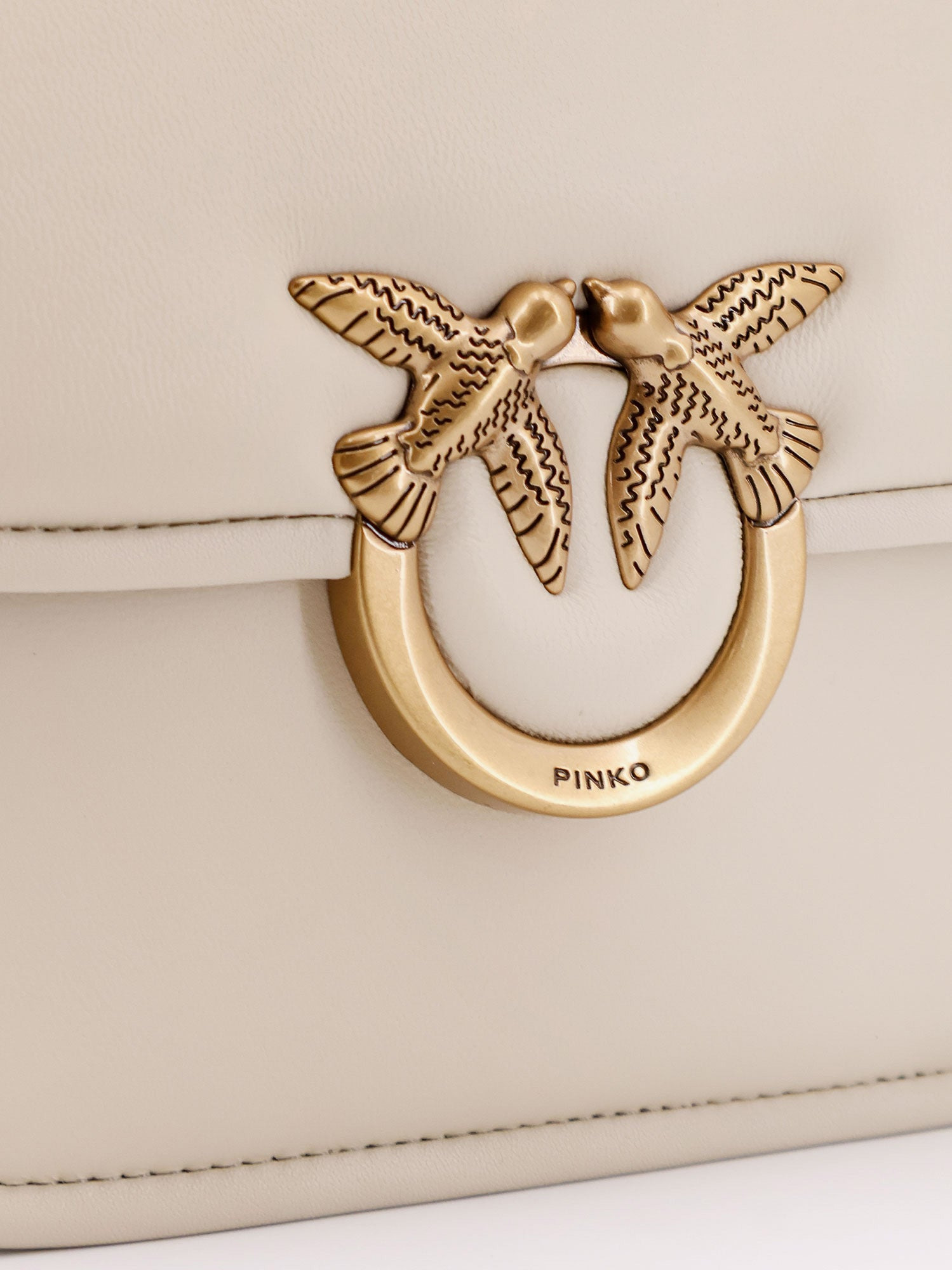 Pinko Love Box Leather Crossbody Bag - 5