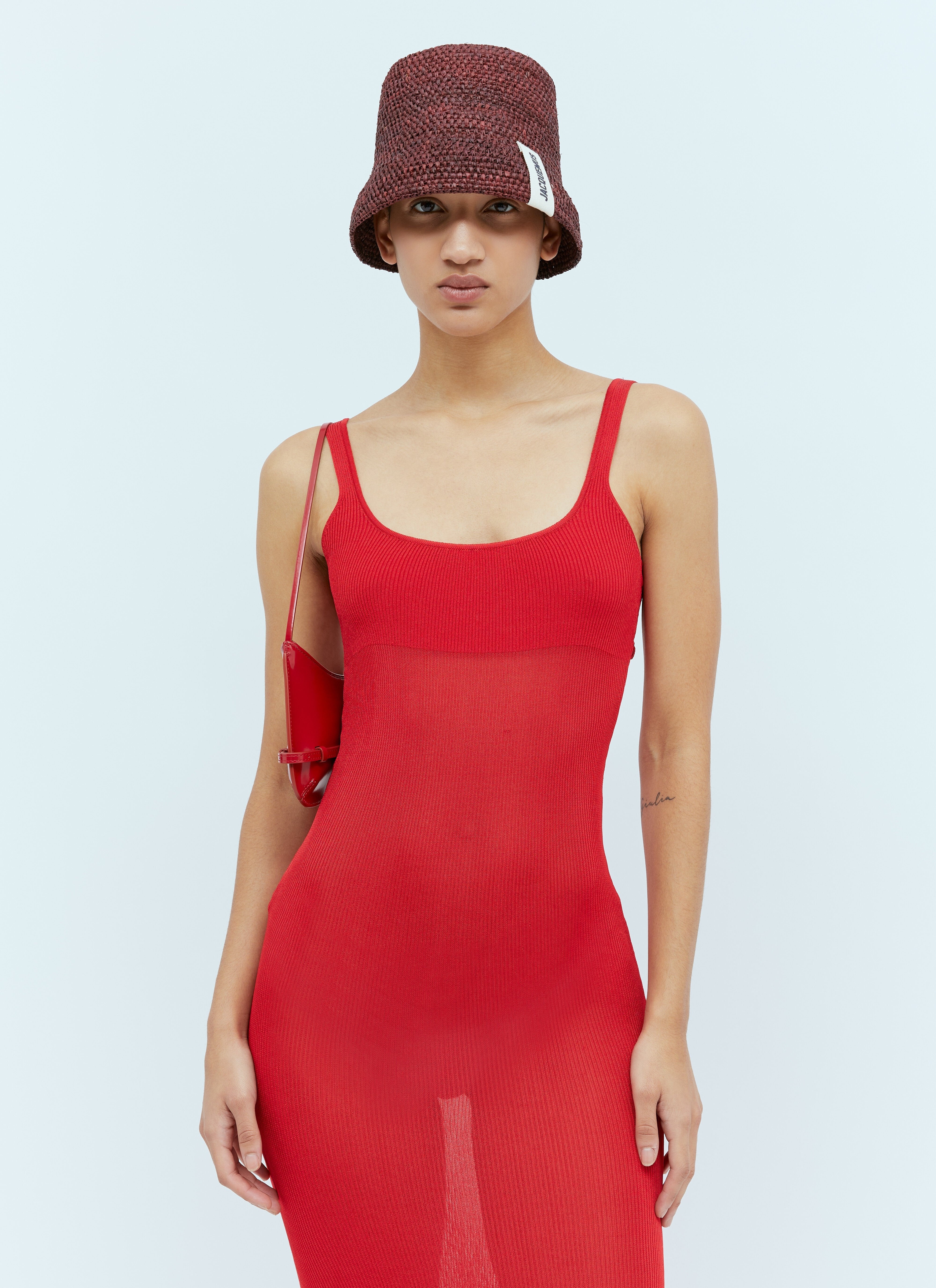 Jacquemus Women Le Bob Raphia Bucket Hat - 1