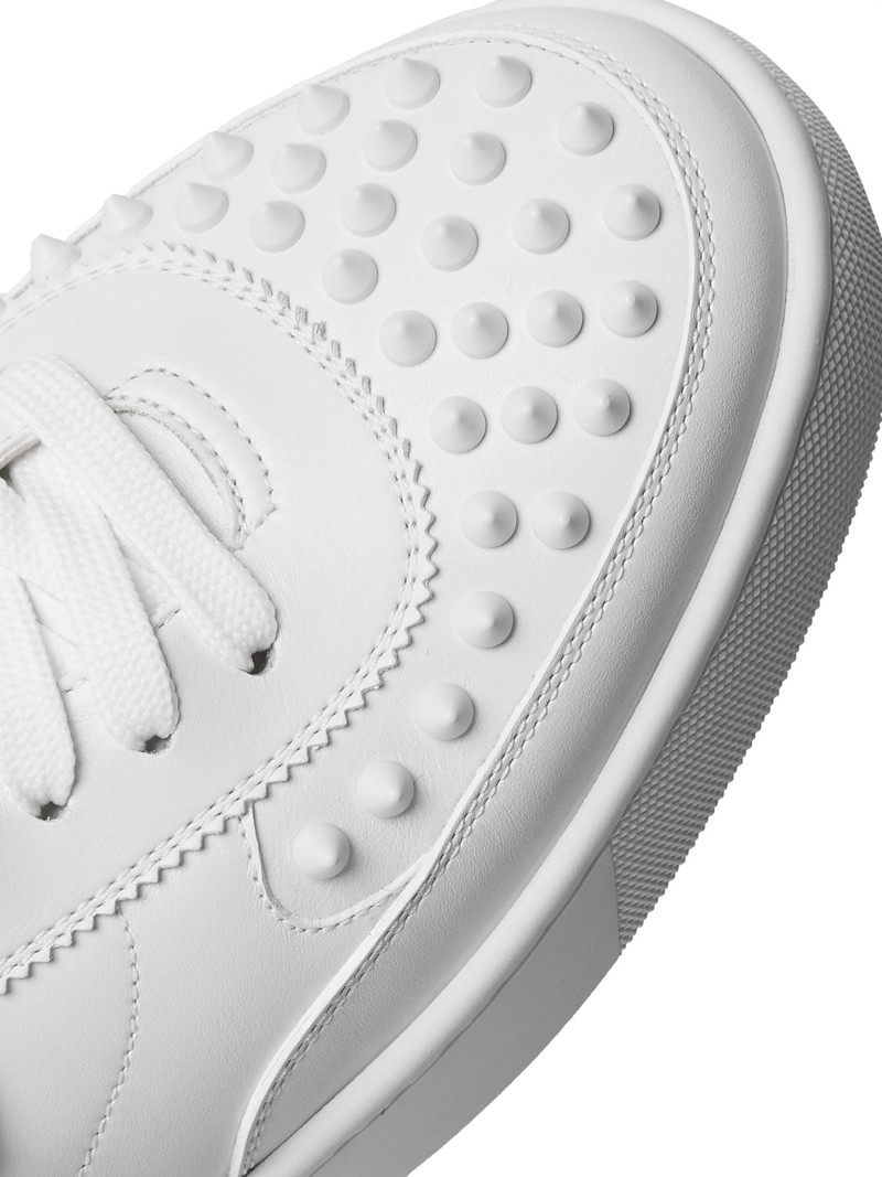 Happyrui Spiked Leather Sneakers White 5