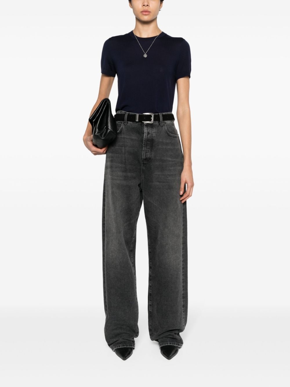 shortsleeved knitted top - 2