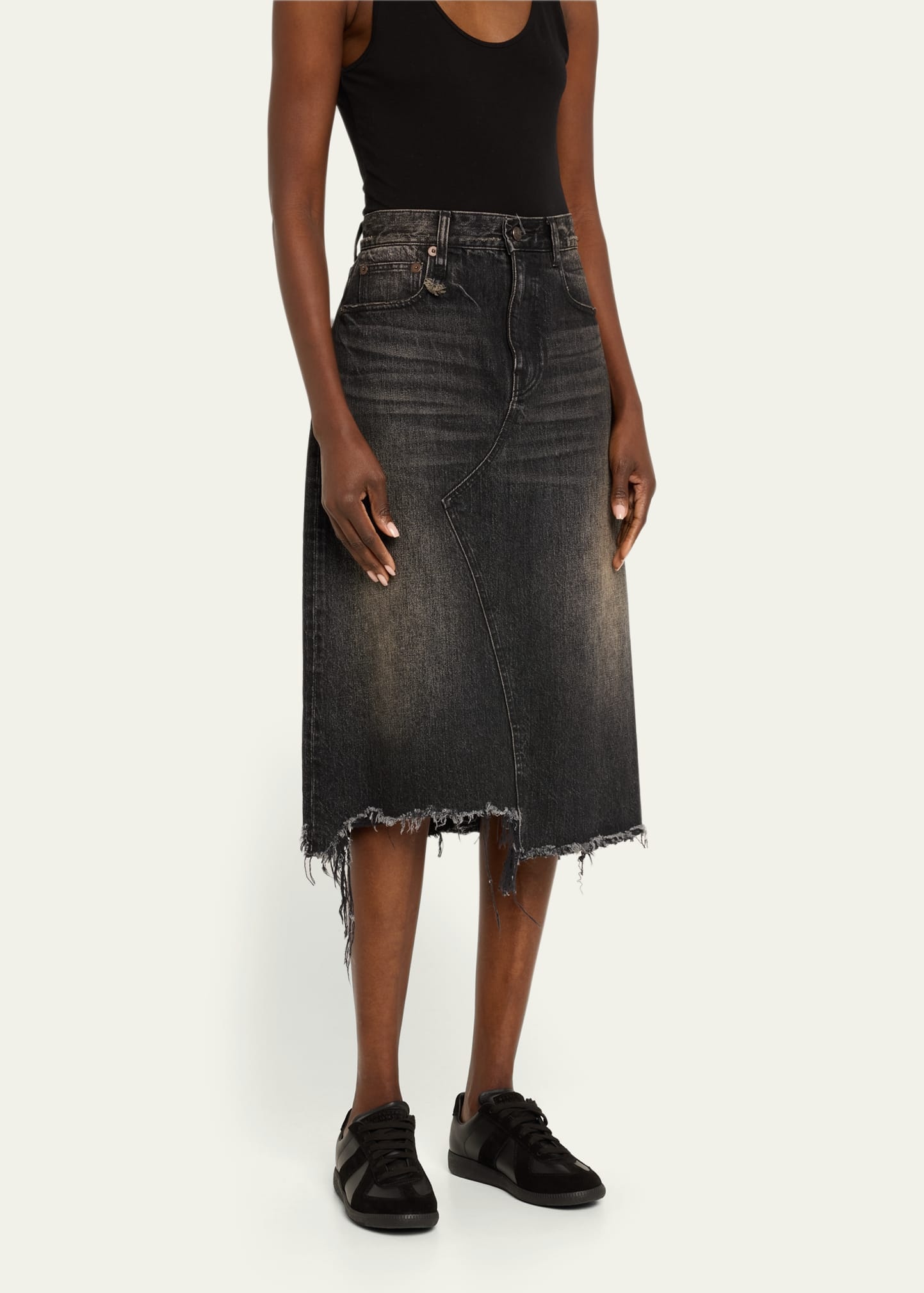 Jesse Denim Midi Skirt - 4