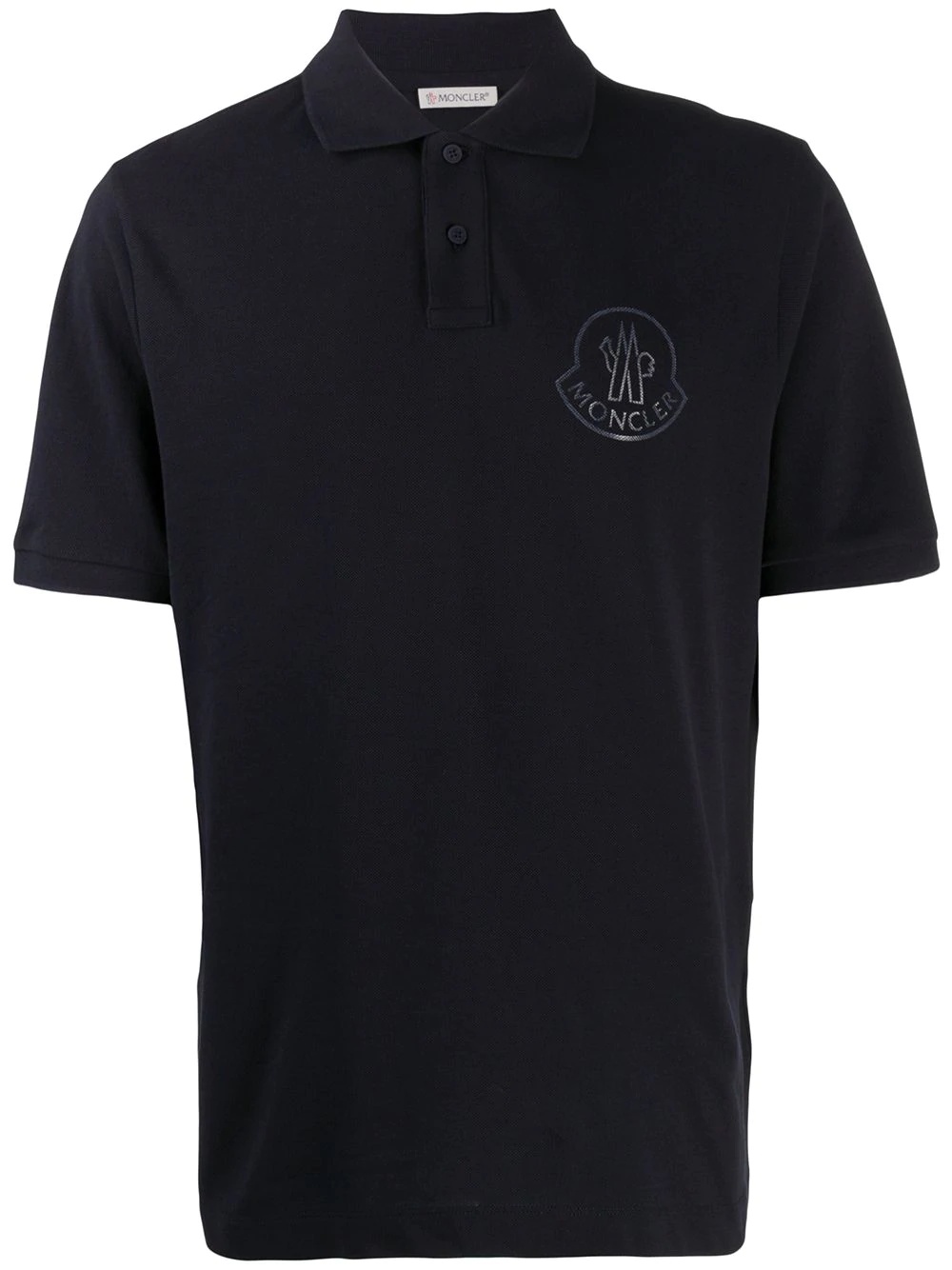 logo-print polo shirt - 1