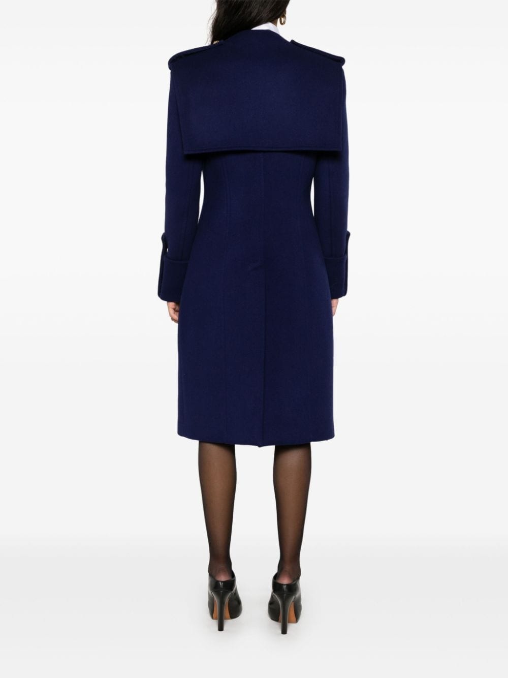 double-breasted military coat - 4