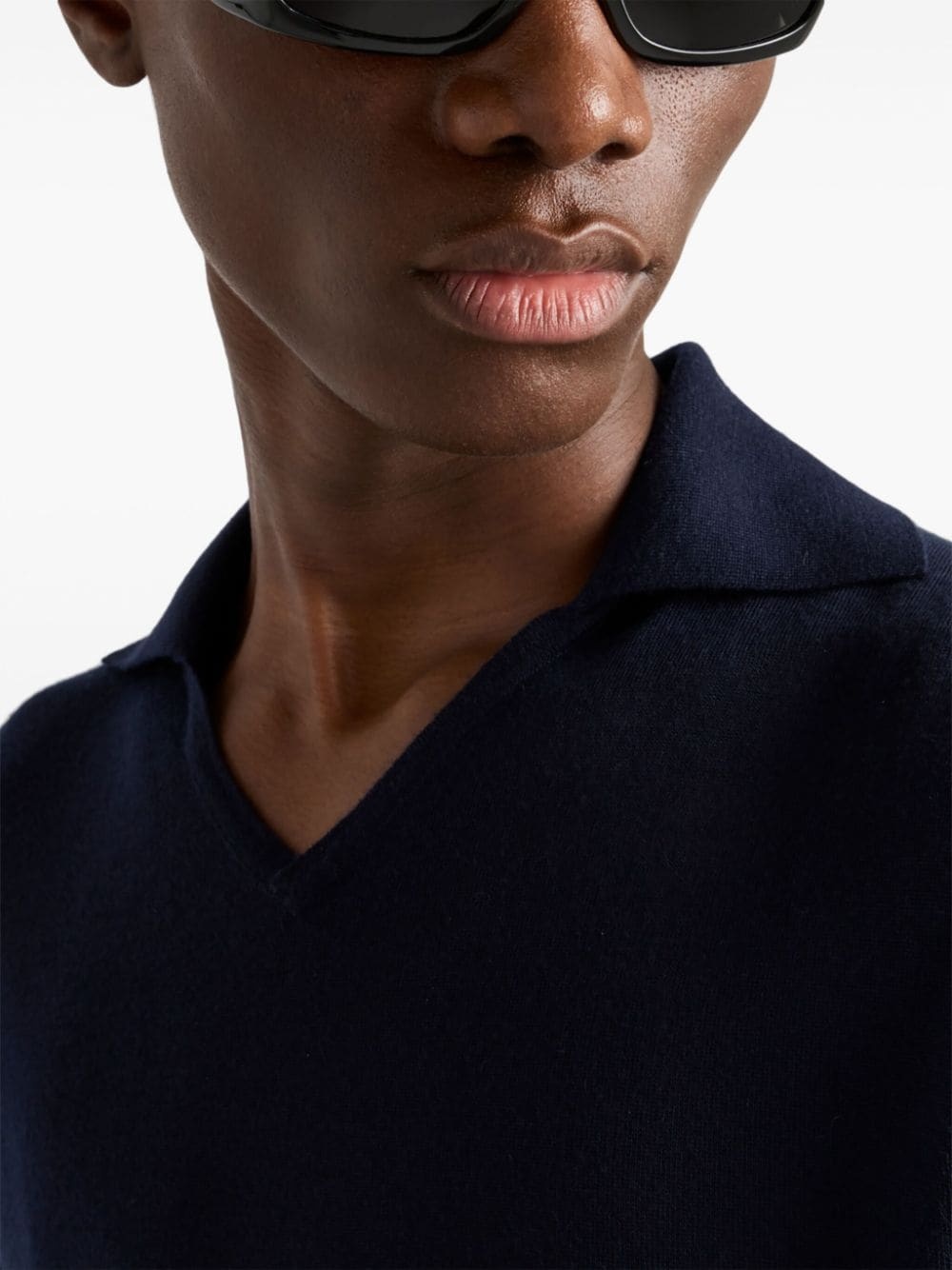 Cashmere polo shirt - 6