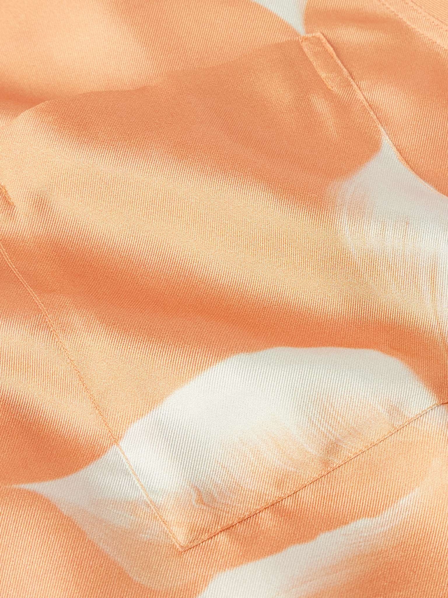 Camp-Collar Floral-Print Silk-Twill Shirt - 4