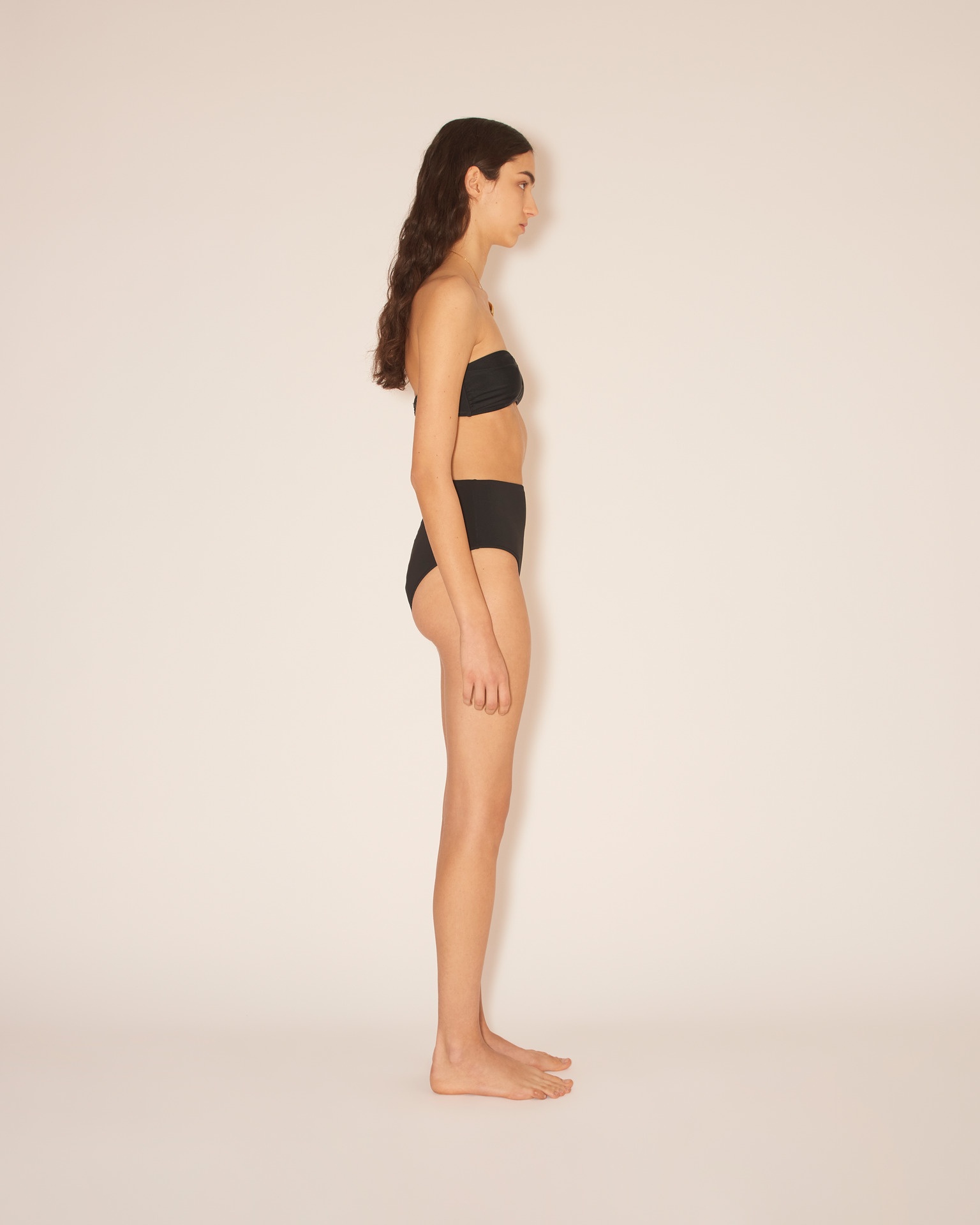 BENTE - High waist swim pants - Black - 4