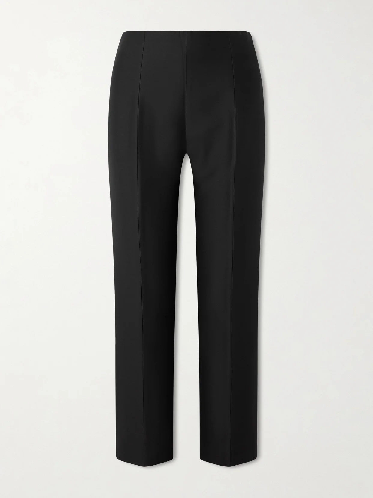 Wool And Silk-blend Straight-leg Pants - 1