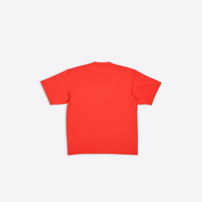 BALENCIAGA Men's Swim T-shirt in Red outlook