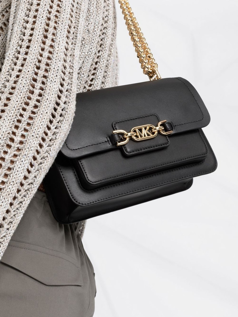 Heather logo-plaque shoulder bag 3