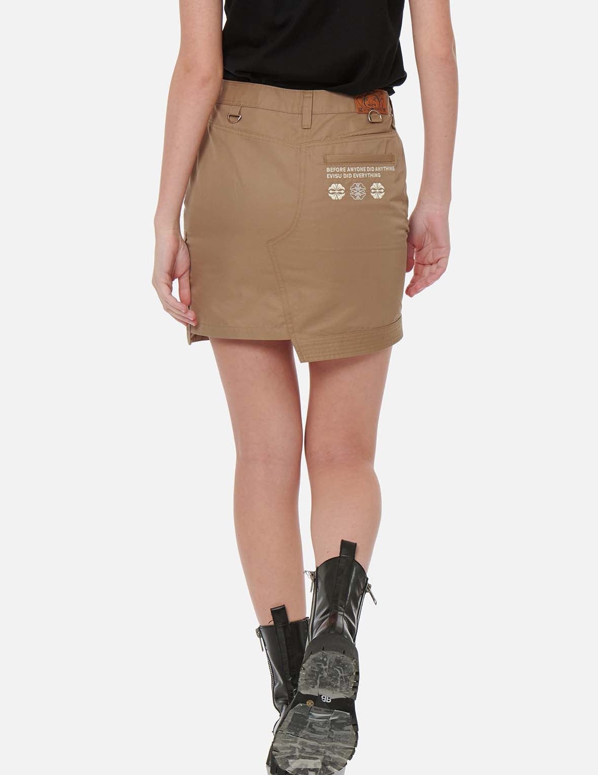 Button-up Asymmetric Skirt - 4