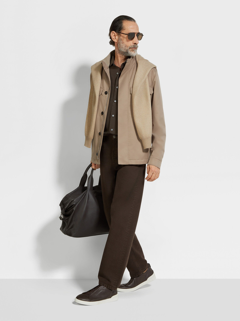 ZEGNA MOTORIN 125CC MICROFIBER FIELD JACKET outlook