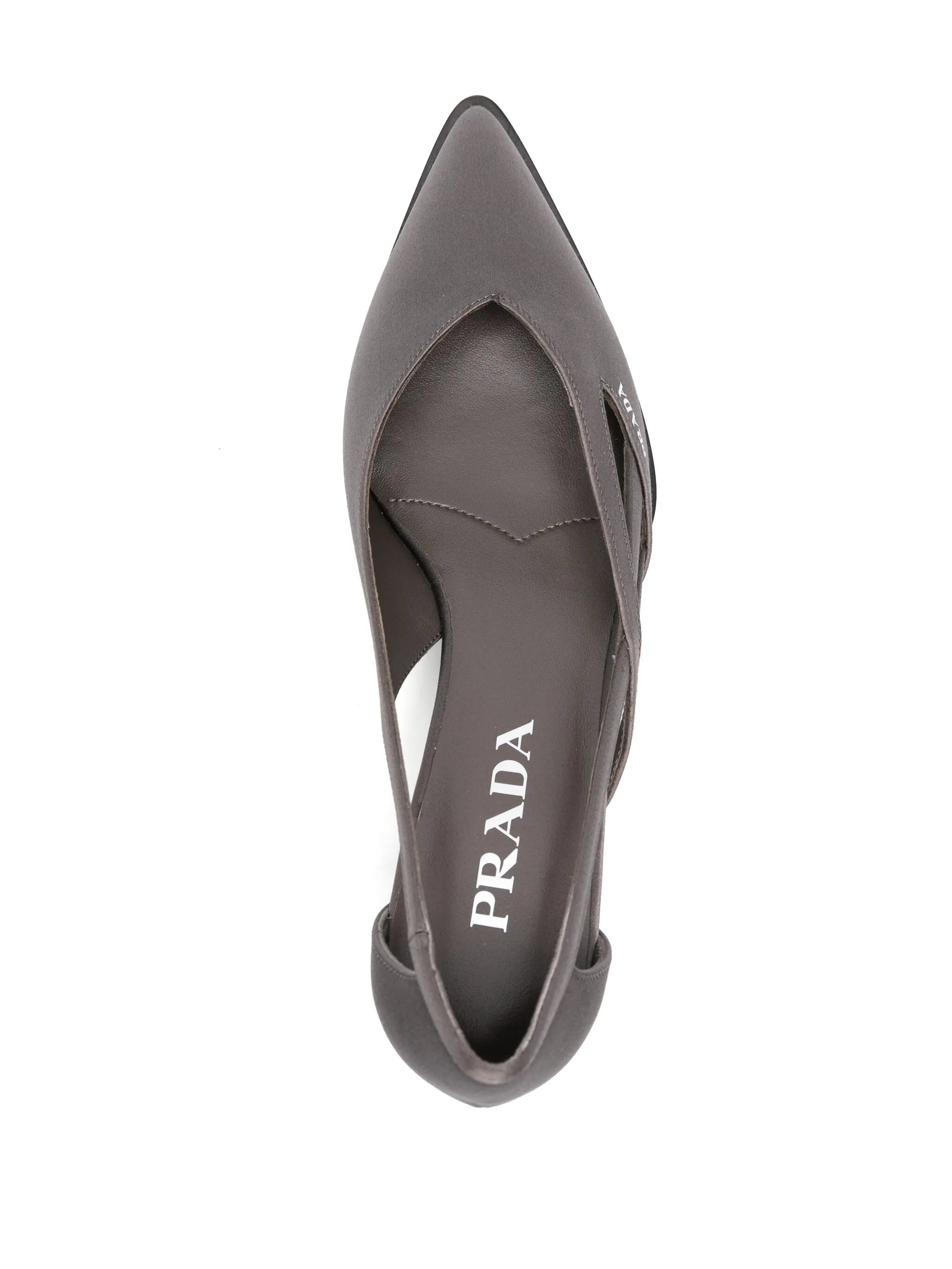60mm Satin Cut-out Pumps - 4