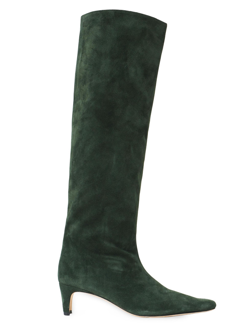 Women's Wally Suede Knee-High Boots - Pine 1