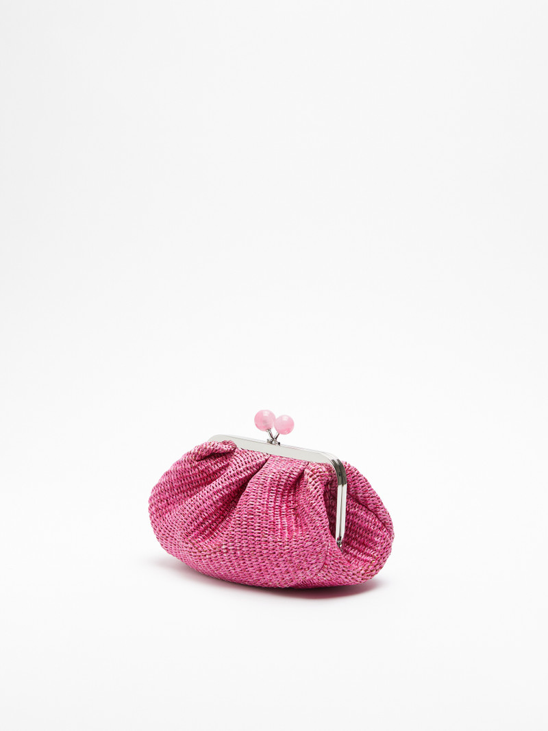 Max Mara PALMA Small Pasticcino Bag in raffia outlook
