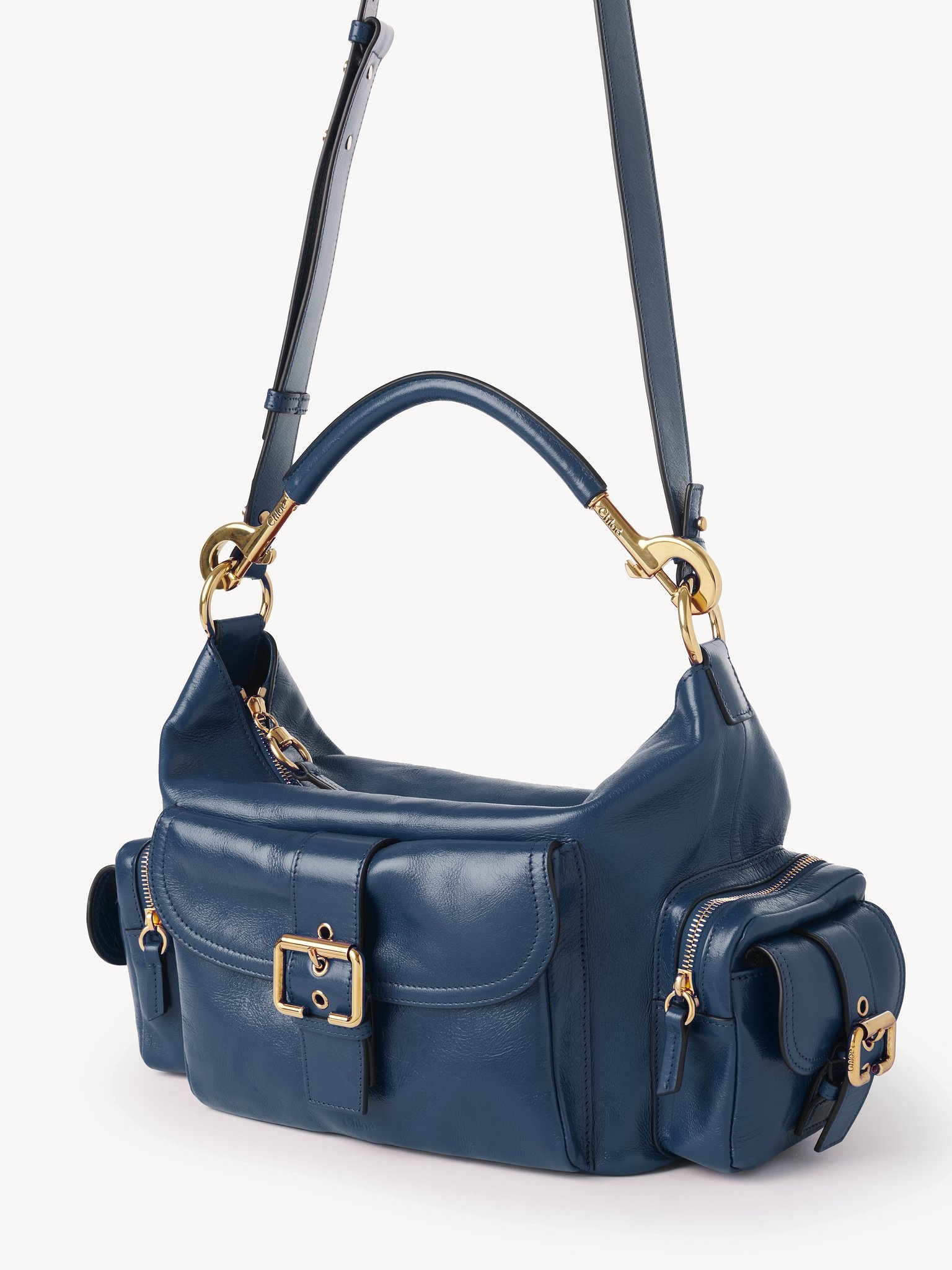 CAMERA BAG IN SHINY LEATHER - 3