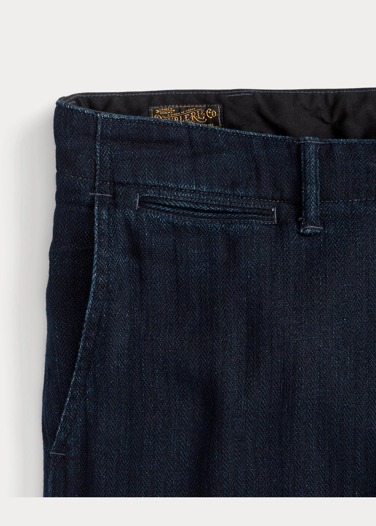 Indigo Herringbone Officer’s Pant - 8