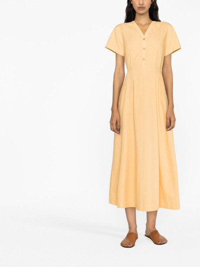 Aspesi button-up flared cotton dress outlook