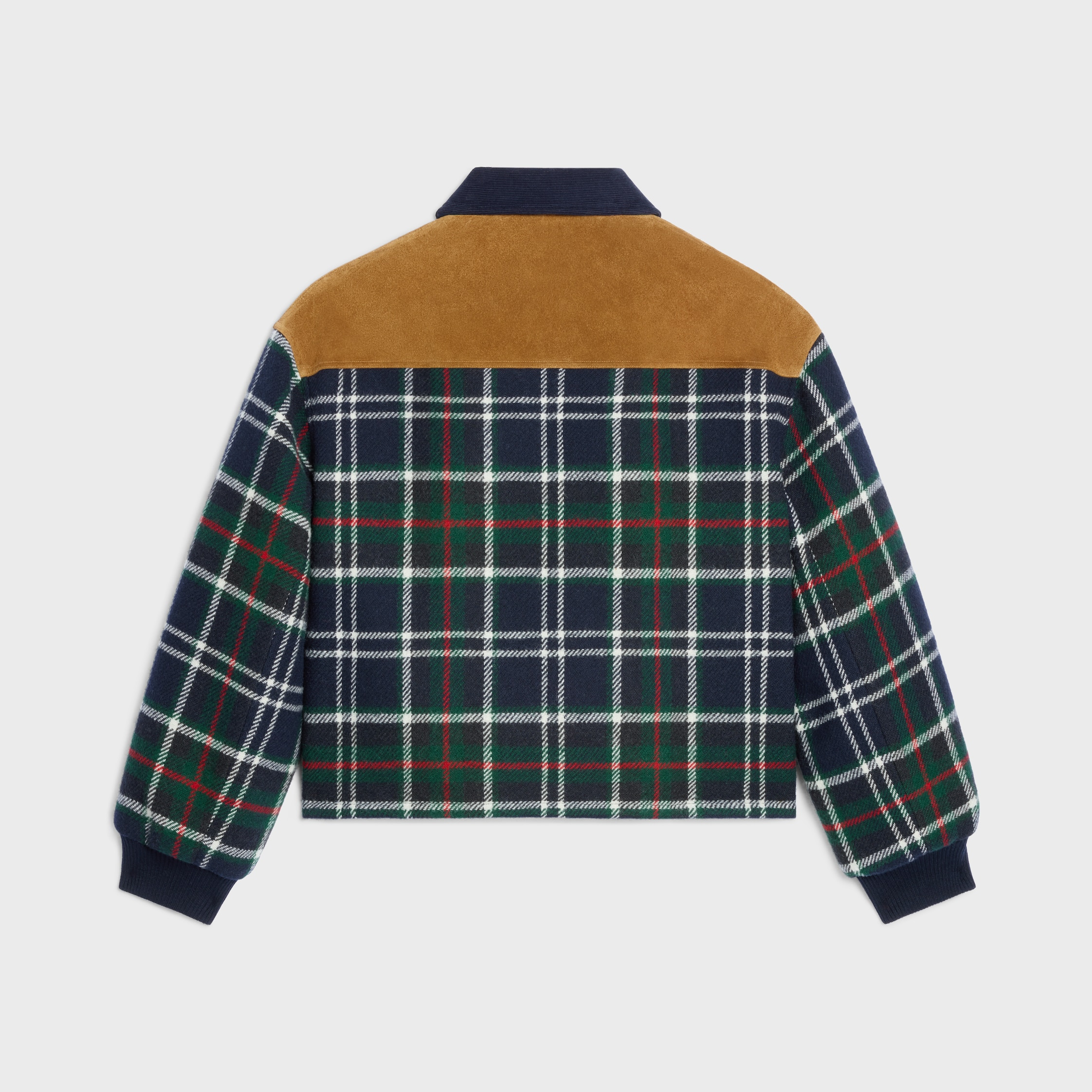 triomphe blouson jacket IN tartan wool - 2