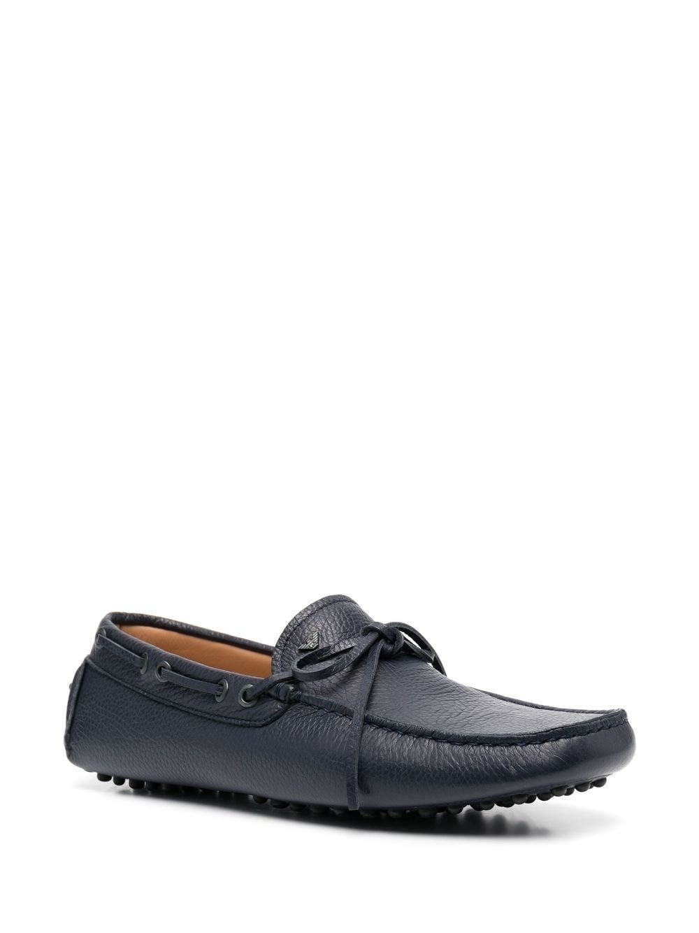 bow-detail leather loafers - 2