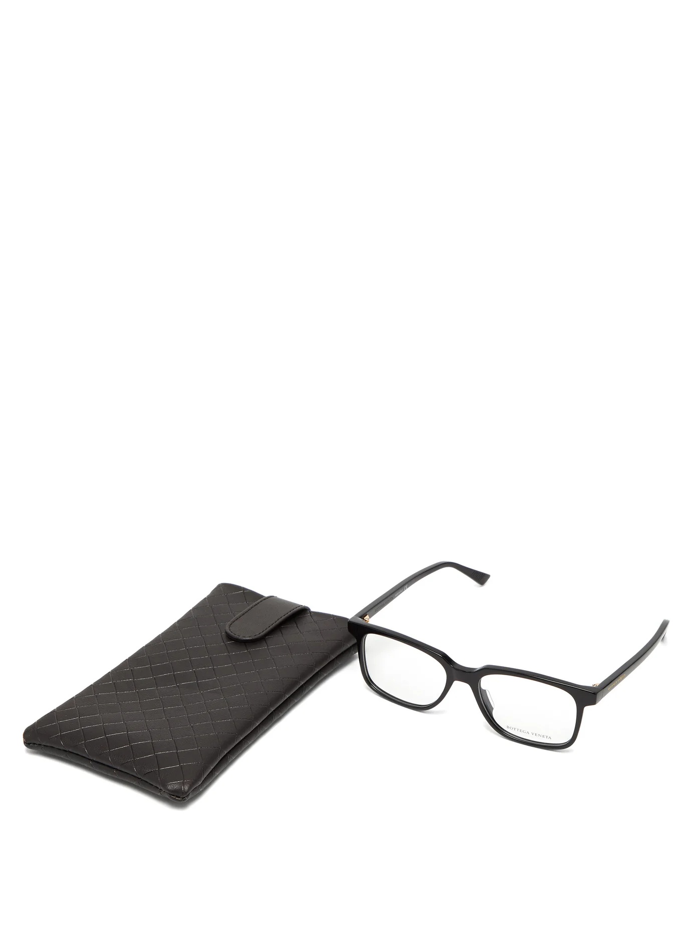 Square acetate glasses - 5