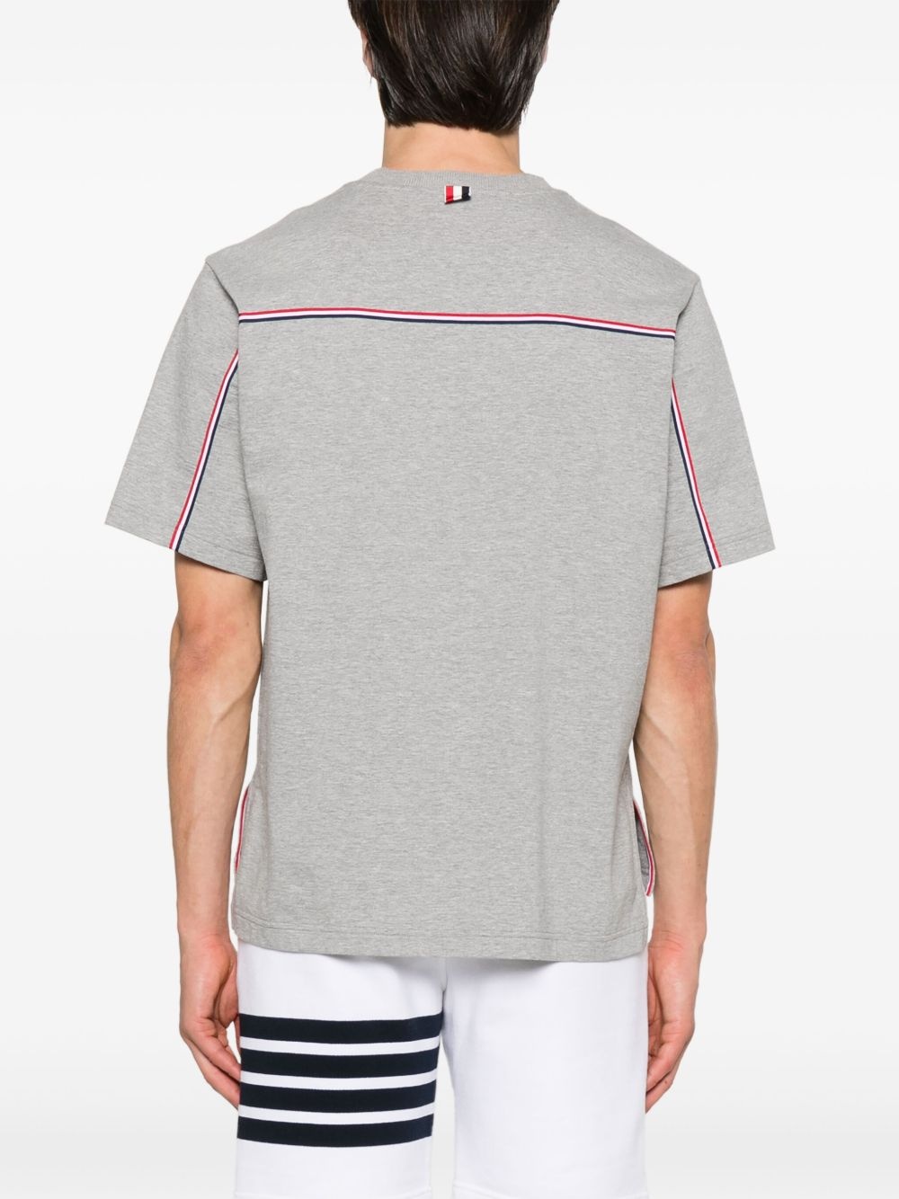 RWB stripe-detail T-shirt - 3