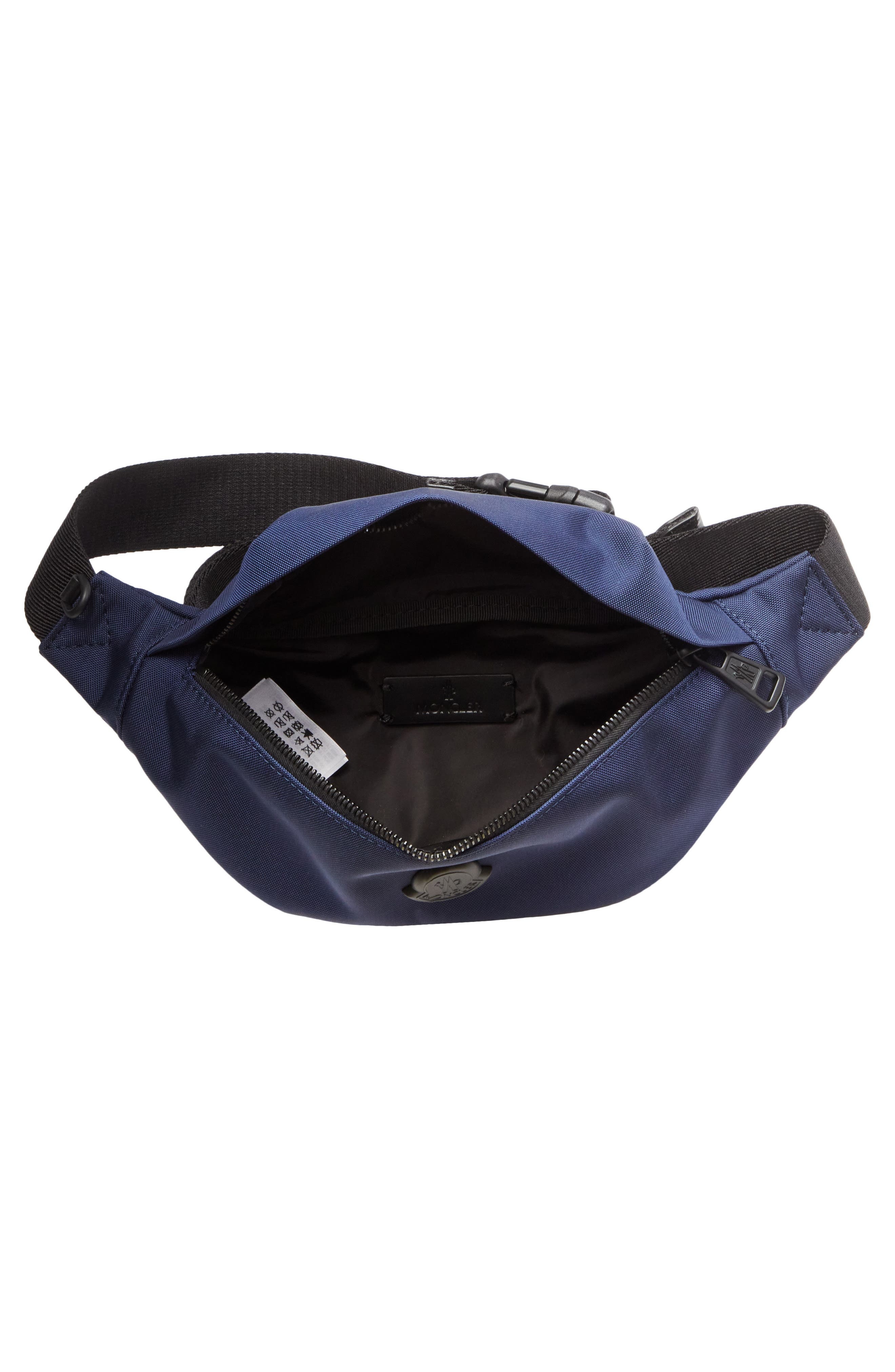 Moncler Small Durance Water Repellent Belt Bag in Blue Space at Nordstrom - 4