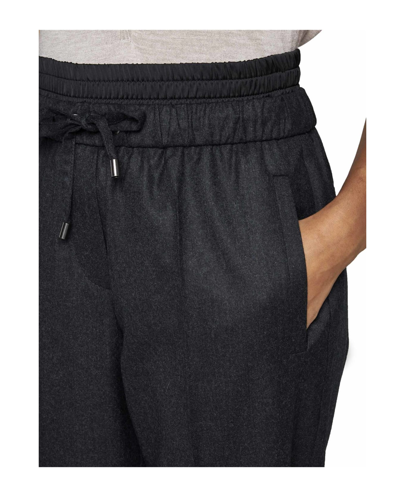 Baggy Cigarette Trousers - 5