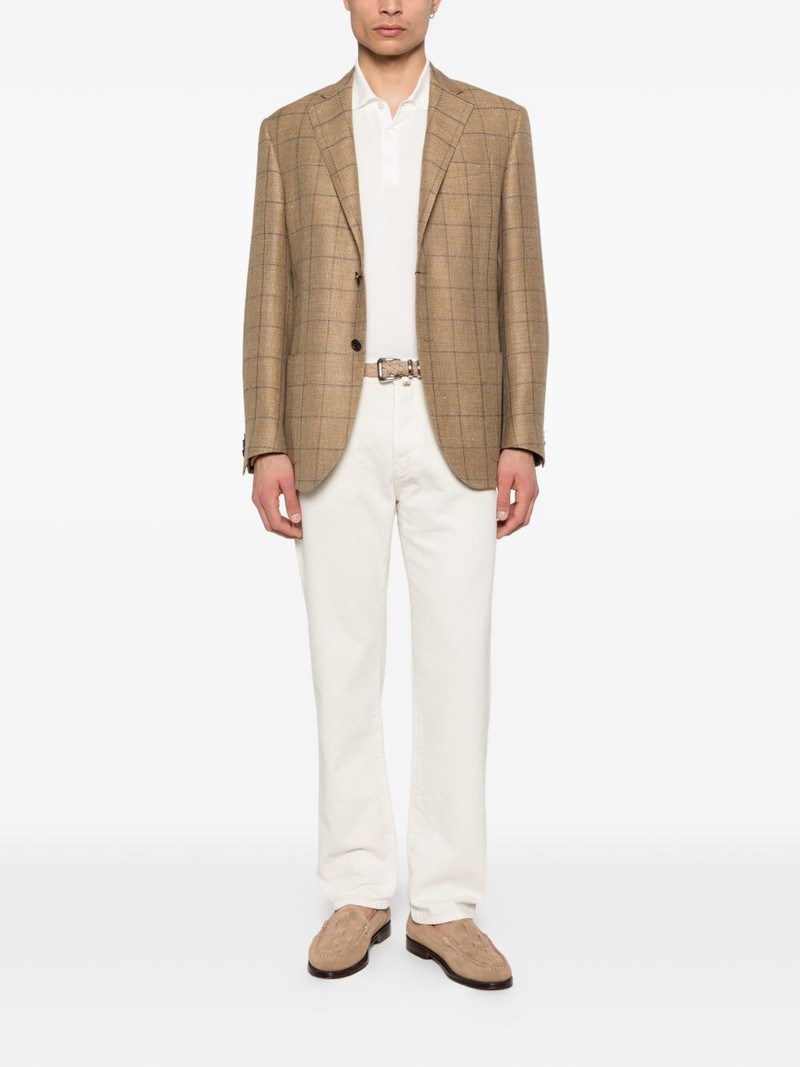CORNELIANI checked button jacket outlook