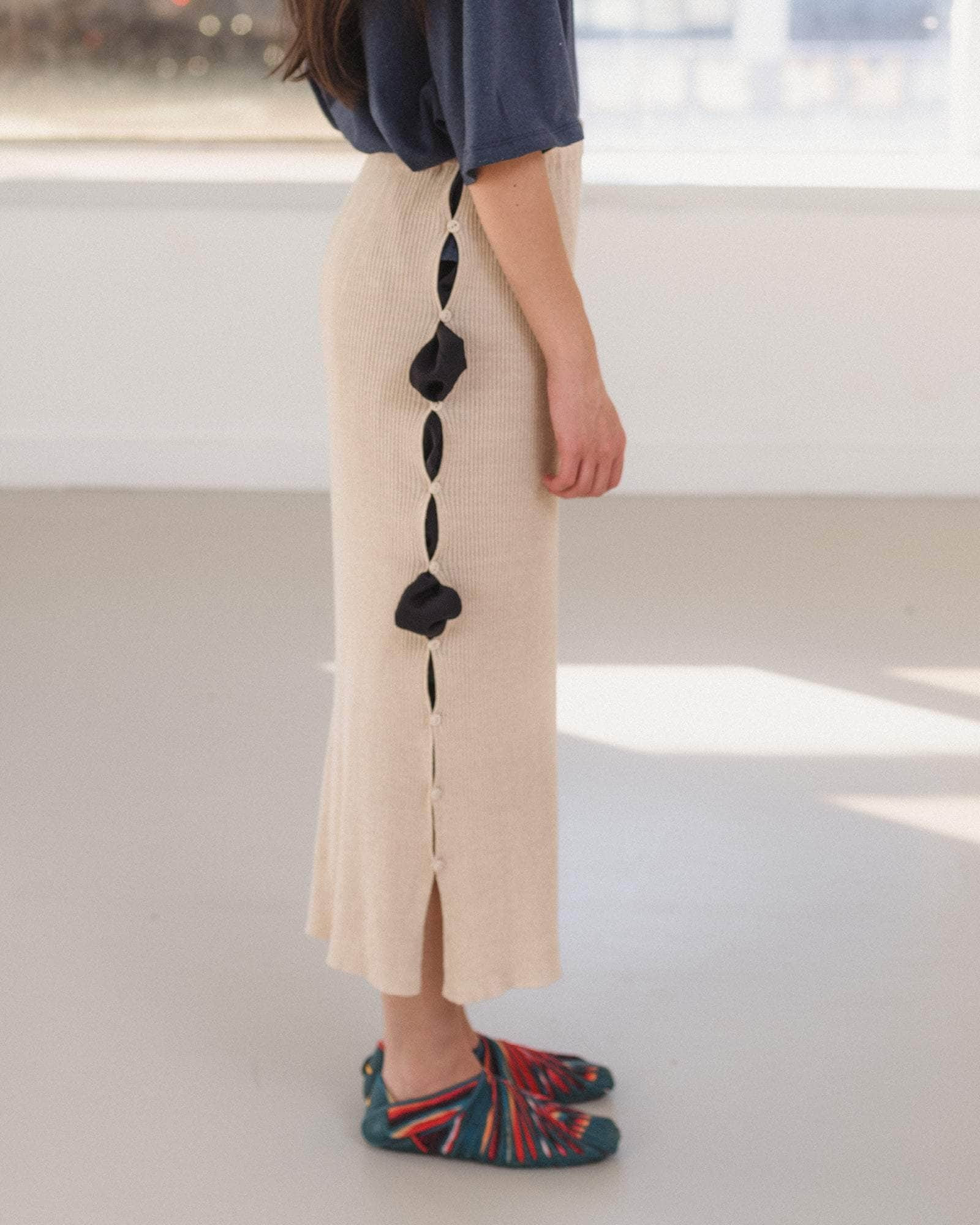Franca Skirt - Linen Cotton Rib - 6