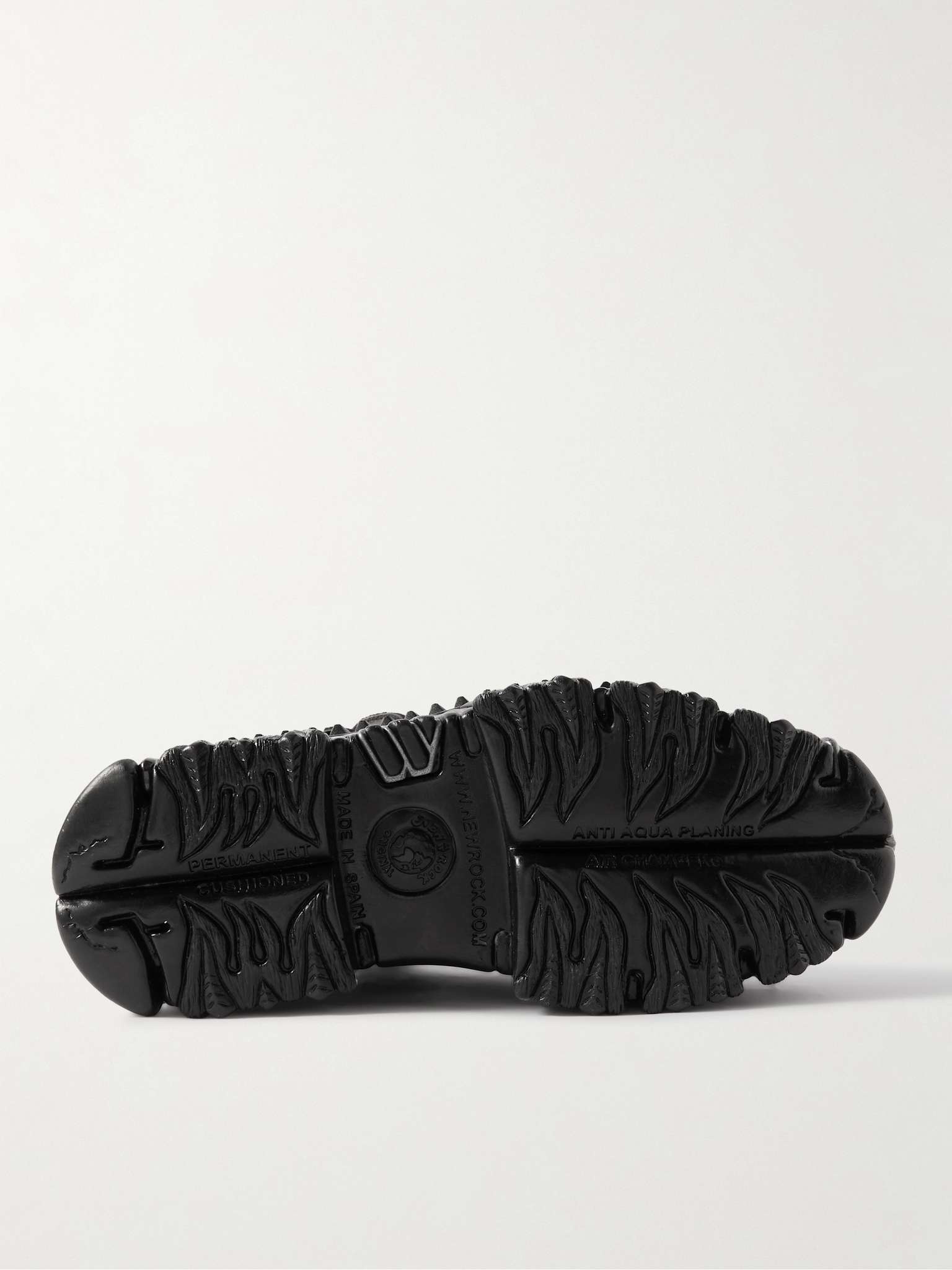 + New Rock Embellished Leather Platform Sneakers - 3