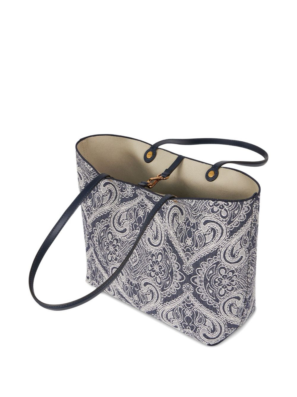 paisley-print open-top tote bag - 5